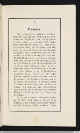 Lebensgang