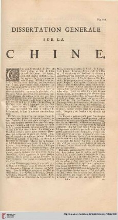 Dissertation sur la Chine