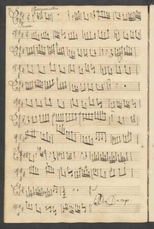 Vivace; cemb; D-Dur