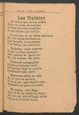 Las violetas