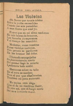 Las violetas