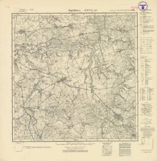1984 (alte Nr.: 629) Rogehnen, Meßtischblatt (4cm - Karte)