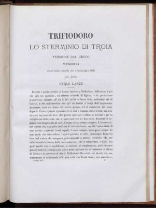 Trifiodoro lo Stermonio di Troia