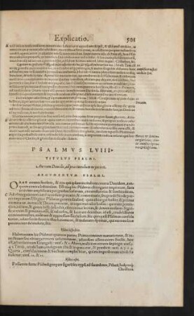 Psalmus LVIII.