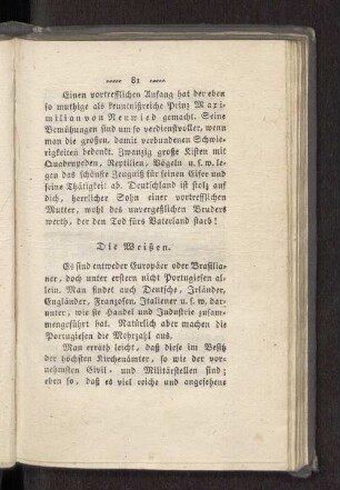 Die Weißen.
