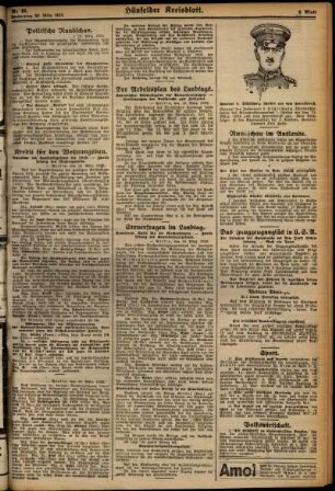 Zweite Ausgabe vom Donnerstag, den 21. März 1929.