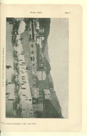 Transport eines Marmorblockes in Carrara