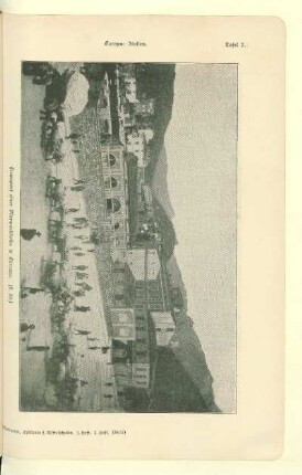 Transport eines Marmorblockes in Carrara