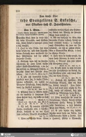 Ton druhi Thel teho Evangeliona S. Lukascha, wot Skutkow tych S. Japoschtołow