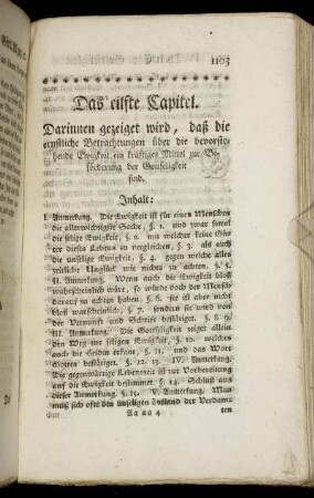 Das eilfte Capitel.