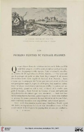 3. Pér. 40.1908: Les premiers peintres du paysage parisien