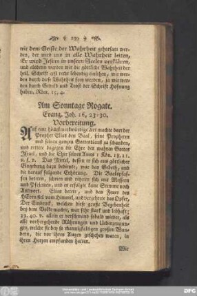 Am Sonntage Rogate. Evang. Joh. 16, 23 - 30.
