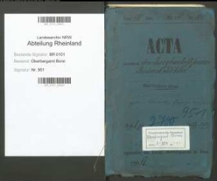 Köhler, Richard 24.02.1870 - 29.01.1897; Bergreferendar; Prüfungs- u. Personalakten Band 1