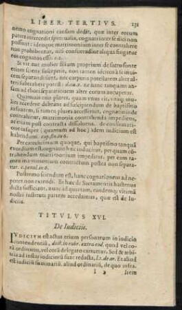 Titulus XVI. De Iudiciis.