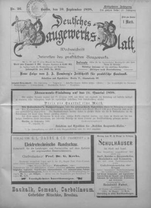 58. Jahrgang. Nr. 26.