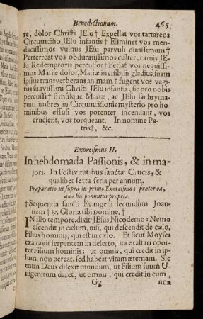 465-471, Exorcismus II; ...