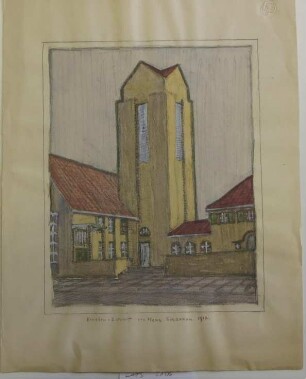 [Kirche mit Vorhof]