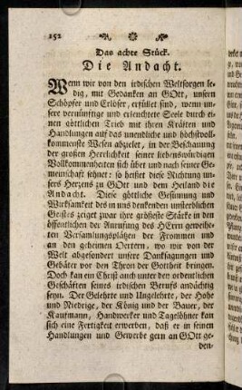 152-182, Das achte Stück.