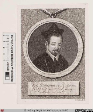 Bildnis Wolf Dietrich (von Raitenau), 1587-1612 Fürsterzbischof von Salzburg