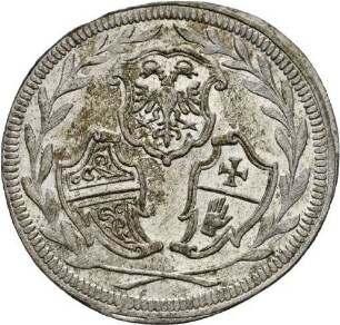 Silberabschlag der Medaille der Reichsstadt Schwäbisch Hall von 1714 auf den Frieden von Baden, 18. Jahrhundert