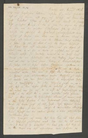 Brief an Henriette von Arnstein : 29.08.1826