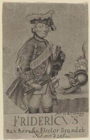 Bildnis des Fridericvs, Rex Borussia