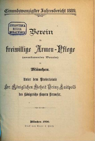 Jahresbericht .... 21. 1889 (1890)