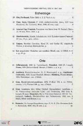 Orte (Nr. 45-71)