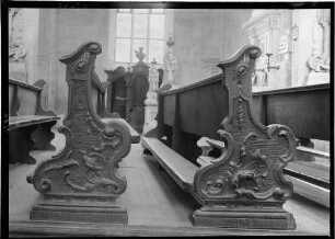Salem Münster - Klosterkirche Maria Himmelfahrt Chorgestühl mit Schnitzerei