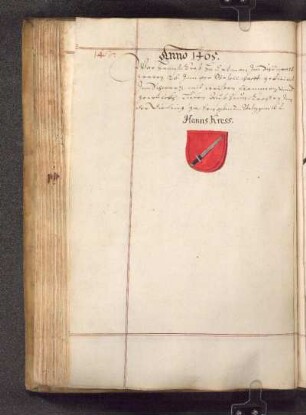Wappen Hanns Kress