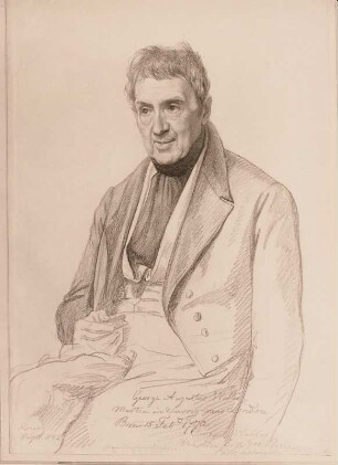Bildnis des englischen Landschaftsmalers Georg Augustus Wallis