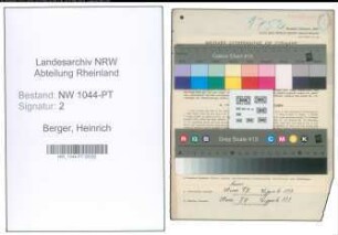 Entnazifizierung Heinrich Berger , geb. 02.09.1902 (Postfacharbeiter)