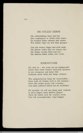 Die stillen Kähne