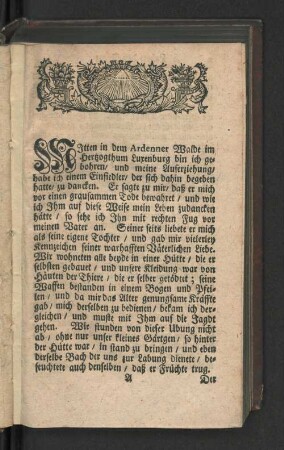 [Das Leben Und die Wunderbahren Begebenheiten Der Frau von Barneveldt. Erster Theil.]