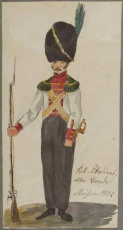 Velite der Garde des Königreichs Neapel, 1812