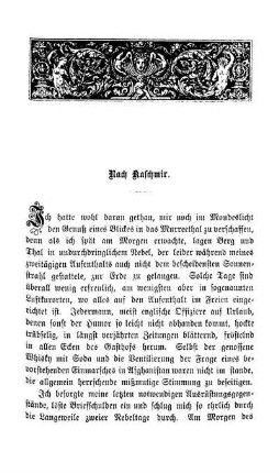 Nach Kaschmir.
