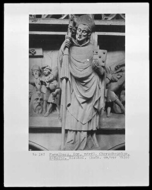 Statue eines Bischofes (Wöpelitz?)