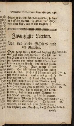 349-377, Zwanzigste Lection - Neun und zwanzigste Lection
