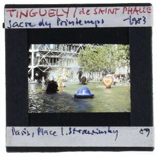 Paris, Saint Phalle, Tinguely, Fontaine Stravinsky
