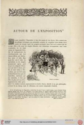 Autour de L'Exposition: l'Exposition pittoresque