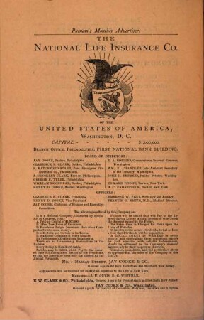 Putnam's magazine : original papers on literature, science, art and national interests. 2. 1868, Juli - Dez.