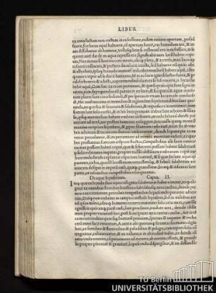 De aqua hymbrium. Caput. II.
