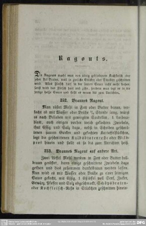 Ragouts