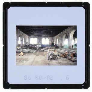 Venedig, Arsenale : Innenansicht Halle