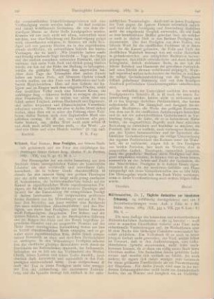 242-243 [Rezension] Müllensiefen, J., Tägliche Andachten zur häuslichen Erbauung. 14. Aufl