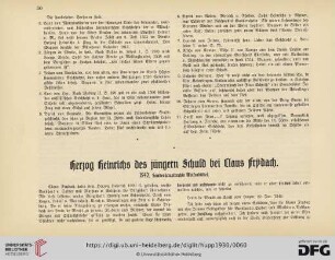 Herzog Heinrichs des jüngern Schuld bei Claus Frydach