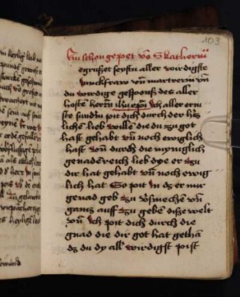 Gebet zur Hl. Katharina
