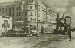 Weißrussland, Minsk, Straßenbau