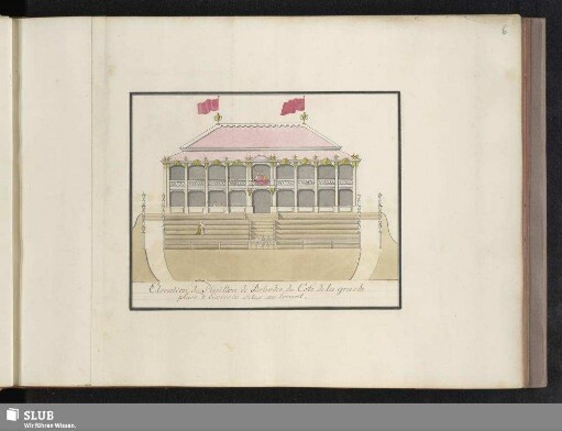 Elevation du Pavillon de Belveder