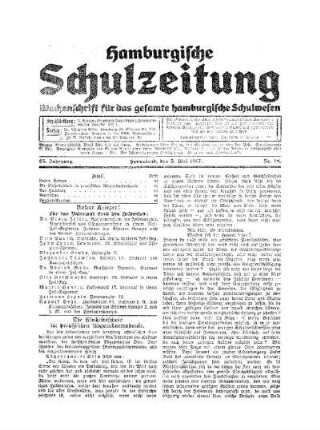 Die Einheitsschule im preußischen Abgeordnetenhause